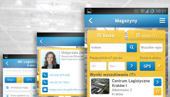 mobilny layout strony